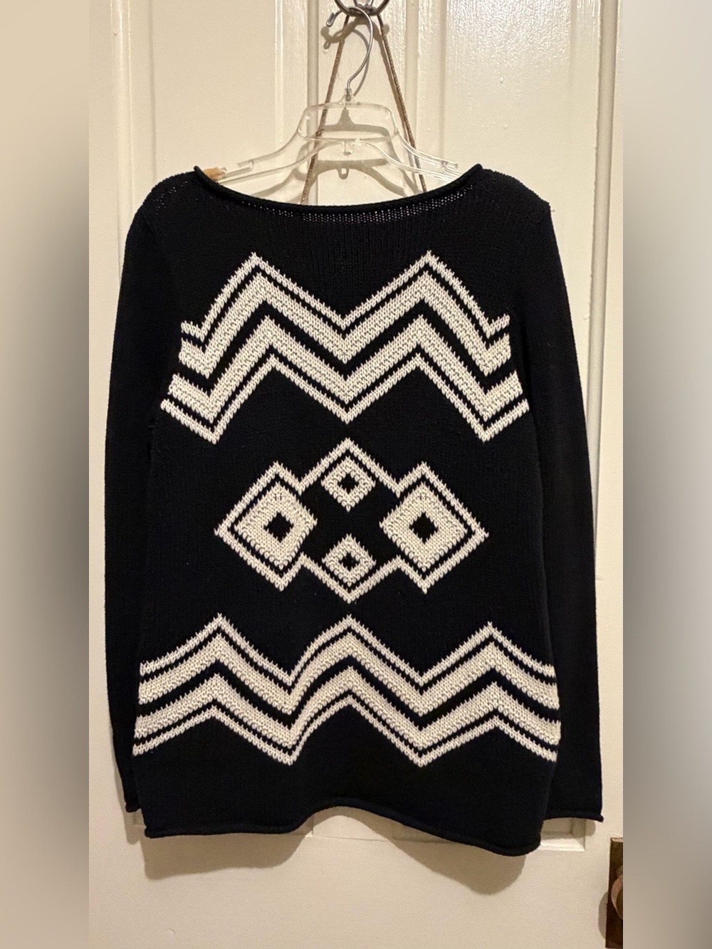 Ralph Lauren Lauren Jeans Co XL Southwestern Geometric Knit Sweater